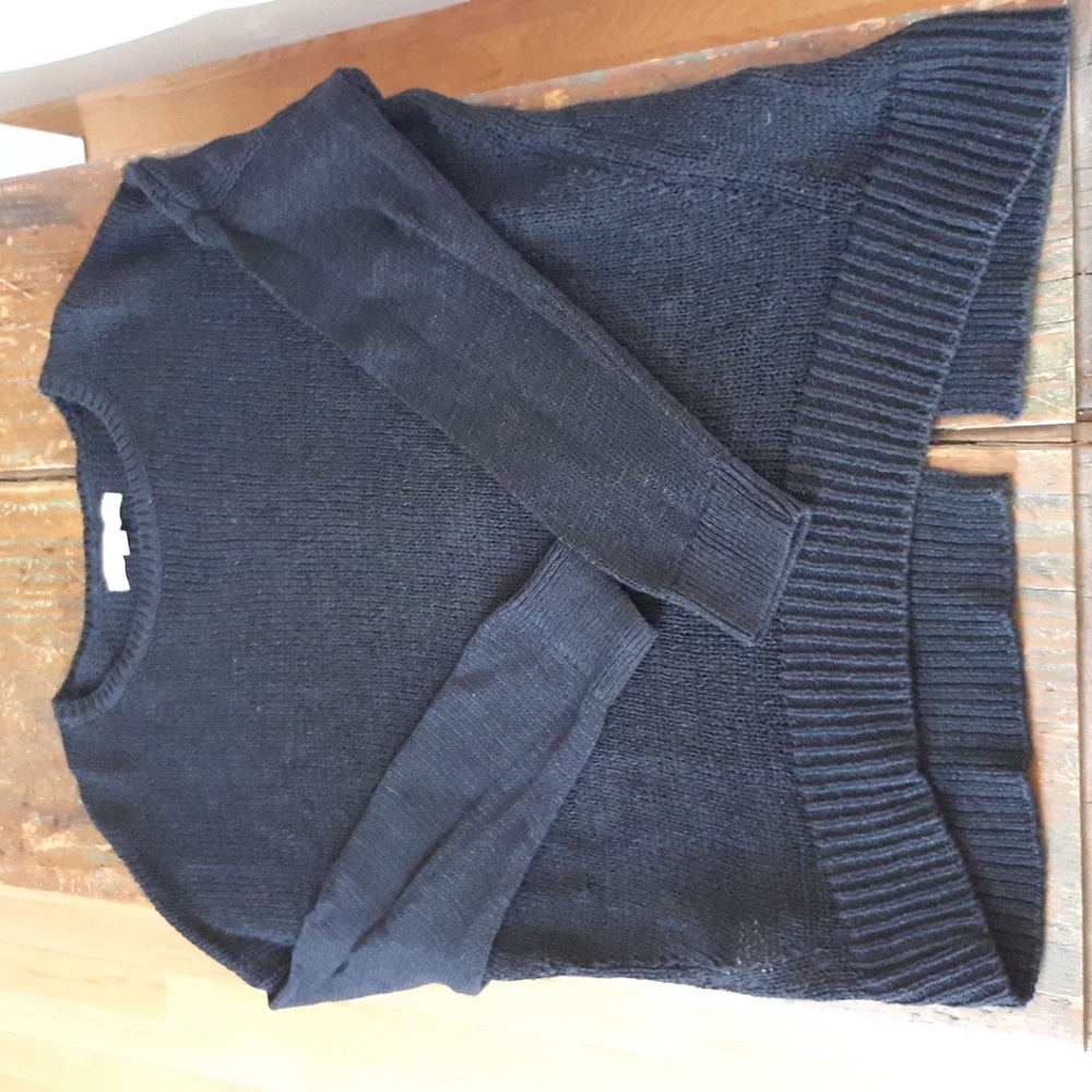 J.Jill ramie, cotton and nylon black sweater. Size XL